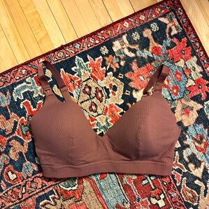 Ribbed Cotton Maternity & Nursing Bra | Twilight - Busty (E-I) / XL